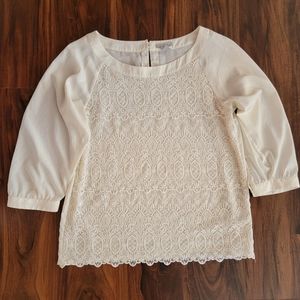 H&M Women's lace top Sz 14